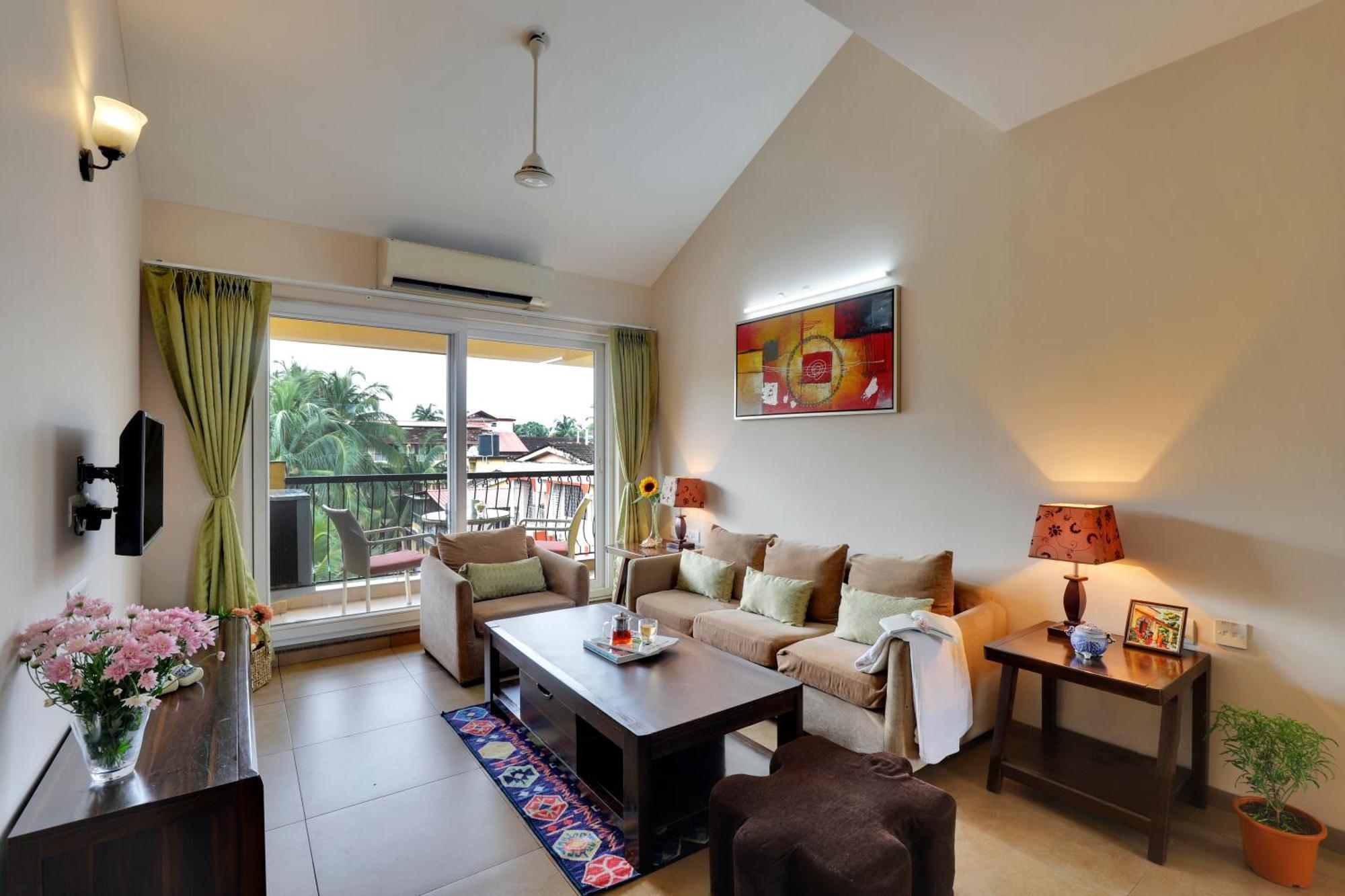 Veera Strand Park Serviced Apartments Near Calangute Exterior foto